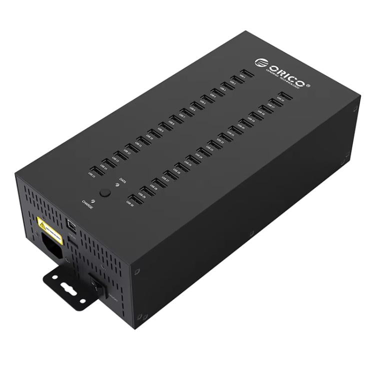 ORICO IH30P Industrial Grade 30 Ports USB 2.0 Hub, Plug:US Plug(Black)