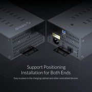 ORICO IH30P Industrial Grade 30 Ports USB 2.0 Hub, Plug:UK Plug(Black)