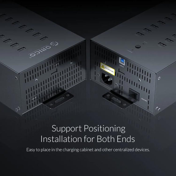 ORICO IH30P Industrial Grade 30 Ports USB 2.0 Hub, Plug:UK Plug(Black)