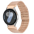 For Samsung Galaxy Watch 7 / 6 / 5 / 4 Bamboo Magnetic Quick Release Metal Watch Band(Rose Gold) - free shipping - PMc TechLife - Order now!