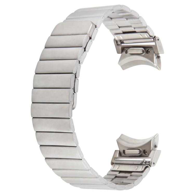 For Samsung Galaxy Watch 7 / 6 / 5 / 4 Bamboo Magnetic Quick Release Metal Watch Band(Sliver)