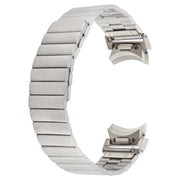 For Samsung Galaxy Watch 7 / 6 / 5 / 4 Bamboo Magnetic Quick Release Metal Watch Band(Sliver)