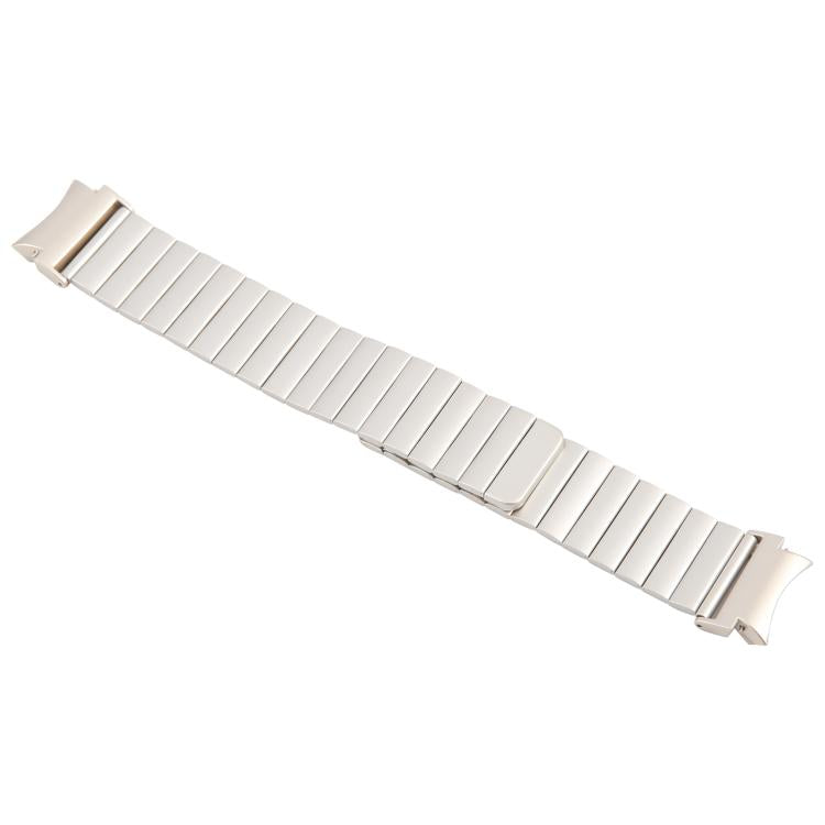 For Samsung Galaxy Watch 7 / 6 / 5 / 4 Bamboo Magnetic Quick Release Metal Watch Band(Starlight)