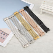 For Samsung Galaxy Watch 7 / 6 / 5 / 4 Bamboo Magnetic Quick Release Metal Watch Band(Starlight)
