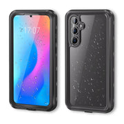 For Samsung Galaxy A55 5G RedPepper 360 Full Body Rugged IP68 Water-resistant Phone Case(Black)