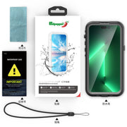 For Samsung Galaxy A55 5G RedPepper 360 Full Body Rugged IP68 Water-resistant Phone Case(Black)