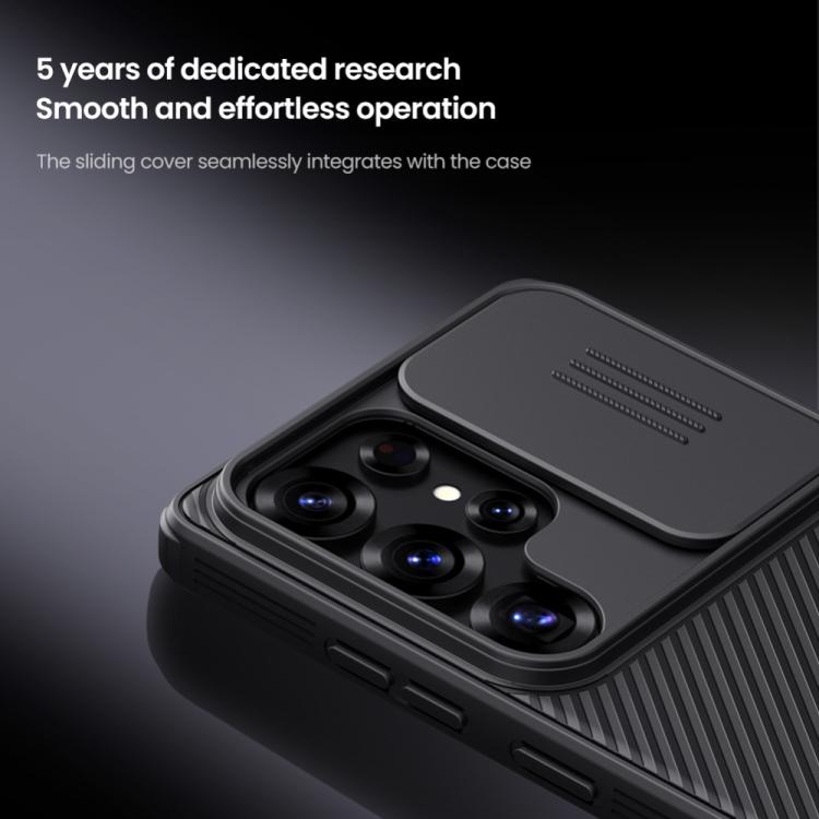 For Samsung Galaxy S25 Ultra 5G NILLKIN CamShield Pro Magnetic PC Phone Case(Black)