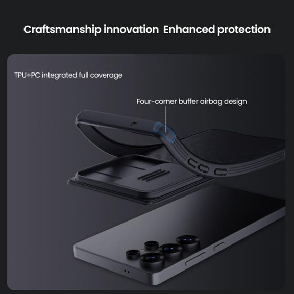 For Samsung Galaxy S25 Ultra 5G NILLKIN CamShield Pro Magnetic PC Phone Case(Black)