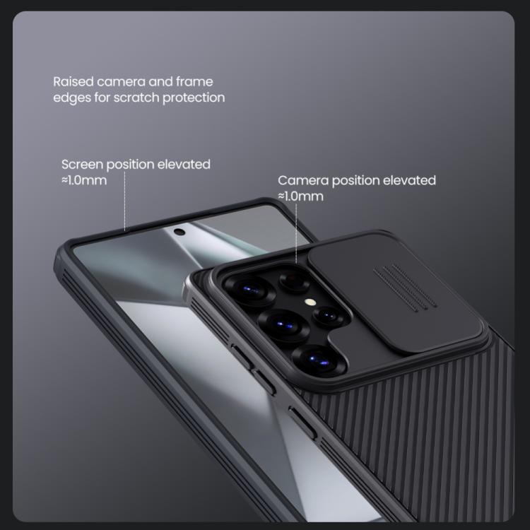 For Samsung Galaxy S25 Ultra 5G NILLKIN CamShield Pro Magnetic PC Phone Case(Black)