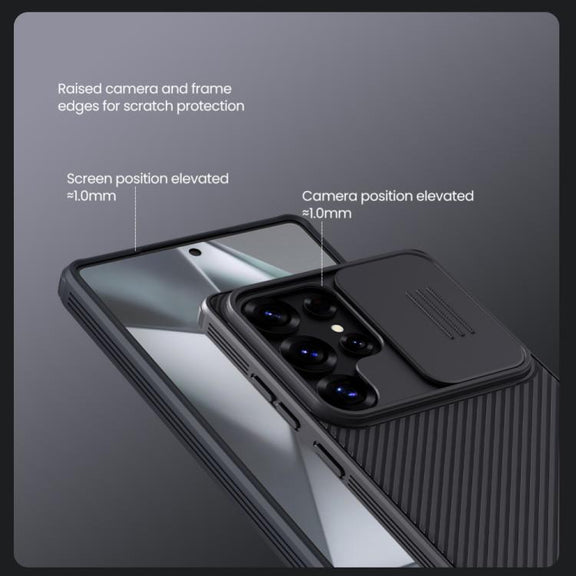 For Samsung Galaxy S25 Ultra 5G NILLKIN CamShield Pro Magnetic PC Phone Case(Black)
