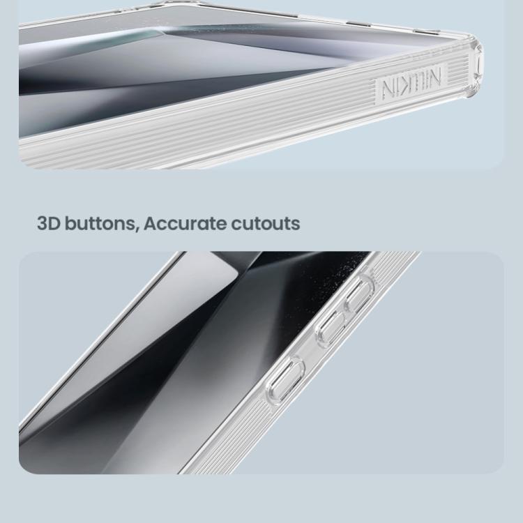 For Samsung Galaxy S25 Ultra 5G NILLKIN PC + TPU Phone Case(Transparent)