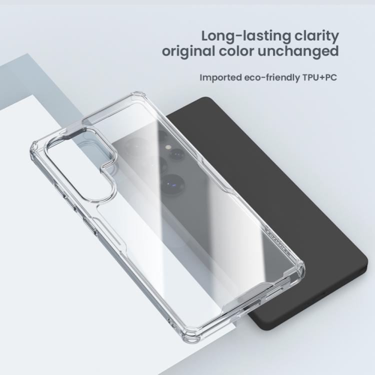 For Samsung Galaxy S25 Ultra 5G NILLKIN PC + TPU Phone Case(Transparent)