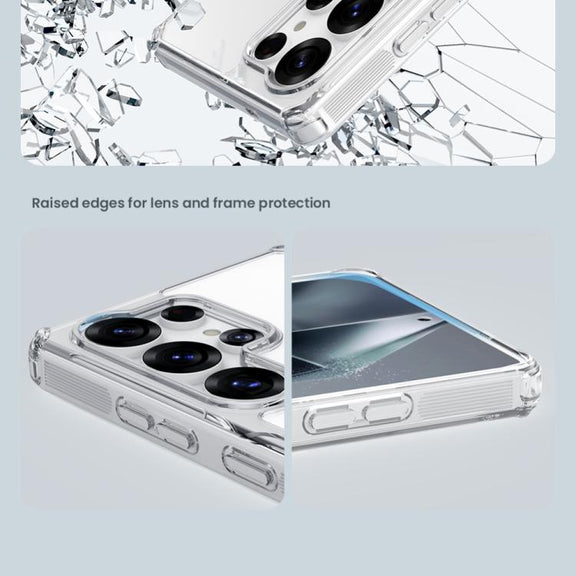For Samsung Galaxy S25 Ultra 5G NILLKIN PC + TPU Phone Case(Transparent)