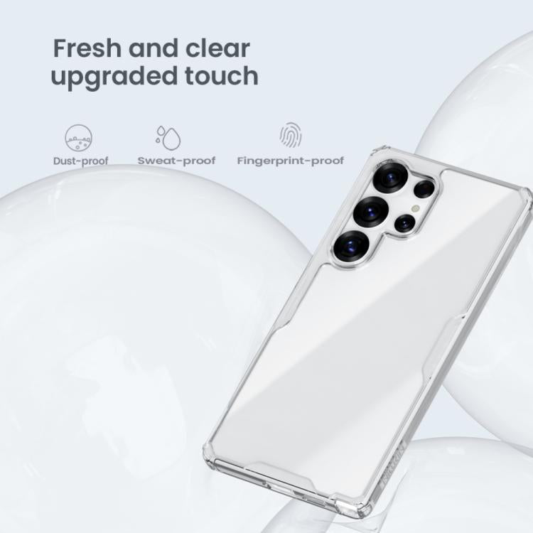 For Samsung Galaxy S25 Ultra 5G NILLKIN PC + TPU Phone Case(Transparent)