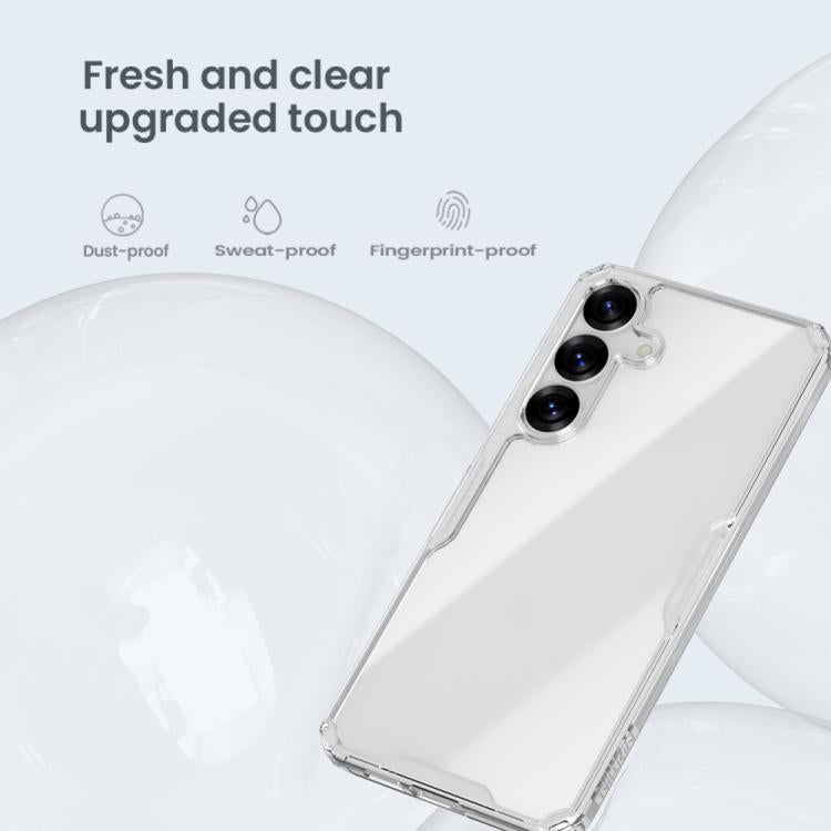 For Samsung Galaxy S25 5G NILLKIN PC + TPU Phone Case(Transparent)