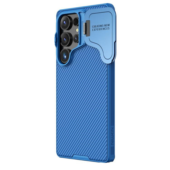 For Samsung Galaxy S25 Ultra 5G NILLKIN CamShield Prop MagSafe Magnetic PC Phone Case(Blue)