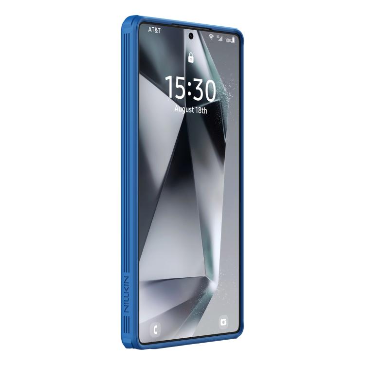 For Samsung Galaxy S25 Ultra 5G NILLKIN CamShield Prop MagSafe Magnetic PC Phone Case(Blue)