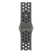 For Apple Watch 46mm / 49mm / 45mm / 44mm Coloful Silicone Watch Band(Midnight Green Black)