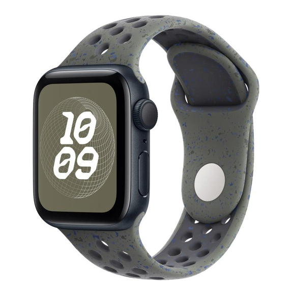 For Apple Watch 46mm / 49mm / 45mm / 44mm Coloful Silicone Watch Band(Midnight Green Black)