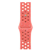 For Apple Watch 46mm / 49mm / 45mm / 44mm Coloful Silicone Watch Band(Orange Pink)