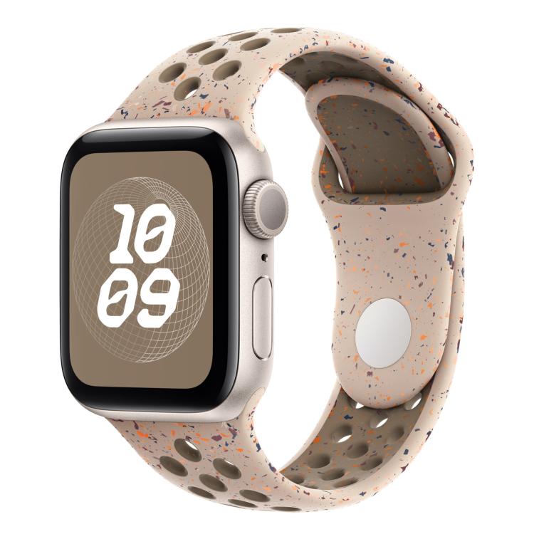 For Apple Watch 46mm / 49mm / 45mm / 44mm Coloful Silicone Watch Band(Sandstone Brown)