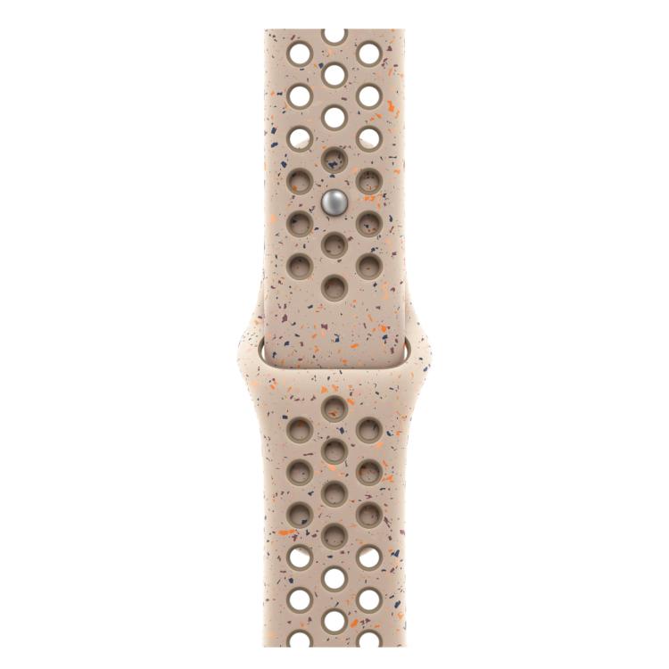 For Apple Watch 46mm / 49mm / 45mm / 44mm Coloful Silicone Watch Band(Sandstone Brown)