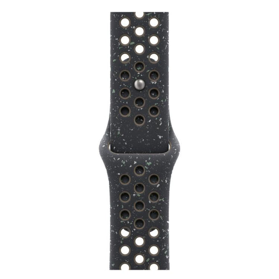 For Apple Watch 42mm / 41mm / 40mm / 38mm Coloful Silicone Watch Band(Midnight Black Brown)