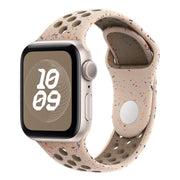 For Apple Watch 42mm / 41mm / 40mm / 38mm Coloful Silicone Watch Band(Sandstone Brown)