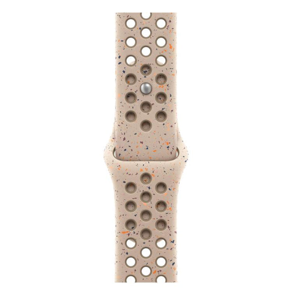 For Apple Watch 42mm / 41mm / 40mm / 38mm Coloful Silicone Watch Band(Sandstone Brown)