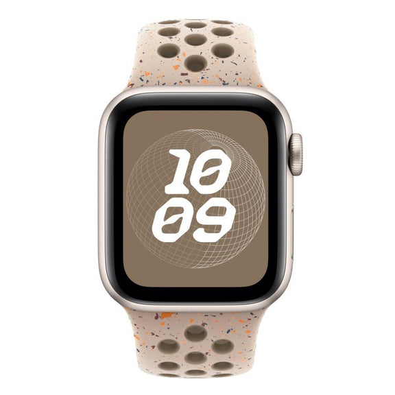 For Apple Watch 42mm / 41mm / 40mm / 38mm Coloful Silicone Watch Band(Sandstone Brown)
