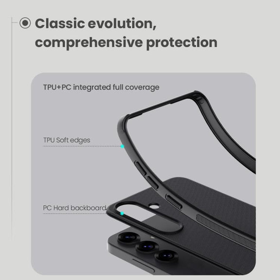 For Samsung Galaxy S25 5G NILLKIN Frosted Shield Pro Magnetic Phone Case(Black)