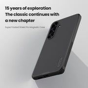 For Samsung Galaxy S25+ 5G NILLKIN Frosted Shield Pro Magnetic Phone Case(Black)