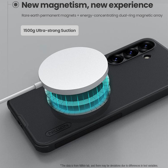 For Samsung Galaxy S25+ 5G NILLKIN Frosted Shield Pro Magnetic Phone Case(Black)