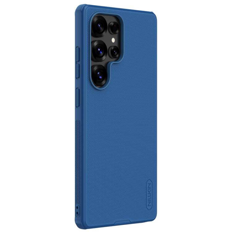 For Samsung Galaxy S25 Ultra 5G NILLKIN Frosted Shield Pro PC + TPU Phone Case(Blue)