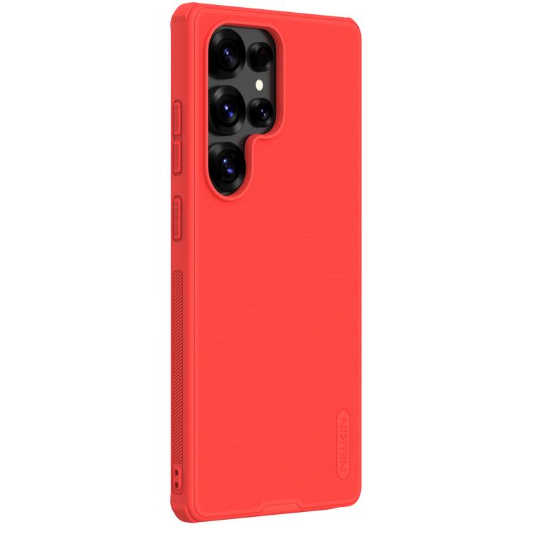 For Samsung Galaxy S25 Ultra 5G NILLKIN Frosted Shield Pro PC + TPU Phone Case(Red)