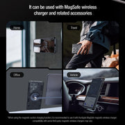 For Samsung Galaxy S25 Ultra 5G NILLKIN Black Rhino Prop MagSafe Magnetic PC Phone Case(Black)