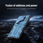 For Samsung Galaxy S25 Ultra 5G NILLKIN Black Rhino Prop PC Phone Case(Blue)
