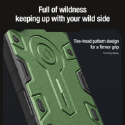 For Samsung Galaxy S25 Ultra 5G NILLKIN Black Rhino Prop PC Phone Case(Blue)