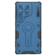 For Samsung Galaxy S25 Ultra 5G NILLKIN Black Rhino Prop PC Phone Case(Blue)