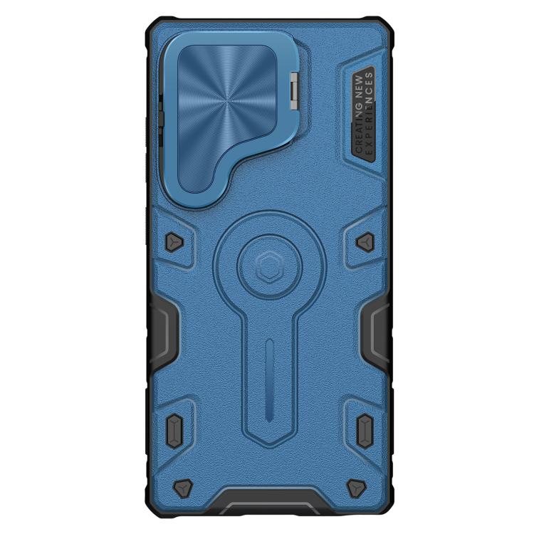 For Samsung Galaxy S25 Ultra 5G NILLKIN Black Rhino Prop PC Phone Case(Blue)