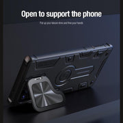 For Samsung Galaxy S25 Ultra 5G NILLKIN Black Rhino Prop PC Phone Case(Blue)