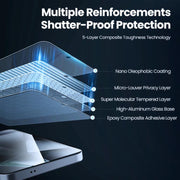 For Samsung Galaxy S25+ 5G NILLKIN Guardian Full Coverage Privacy Tempered Glass Film