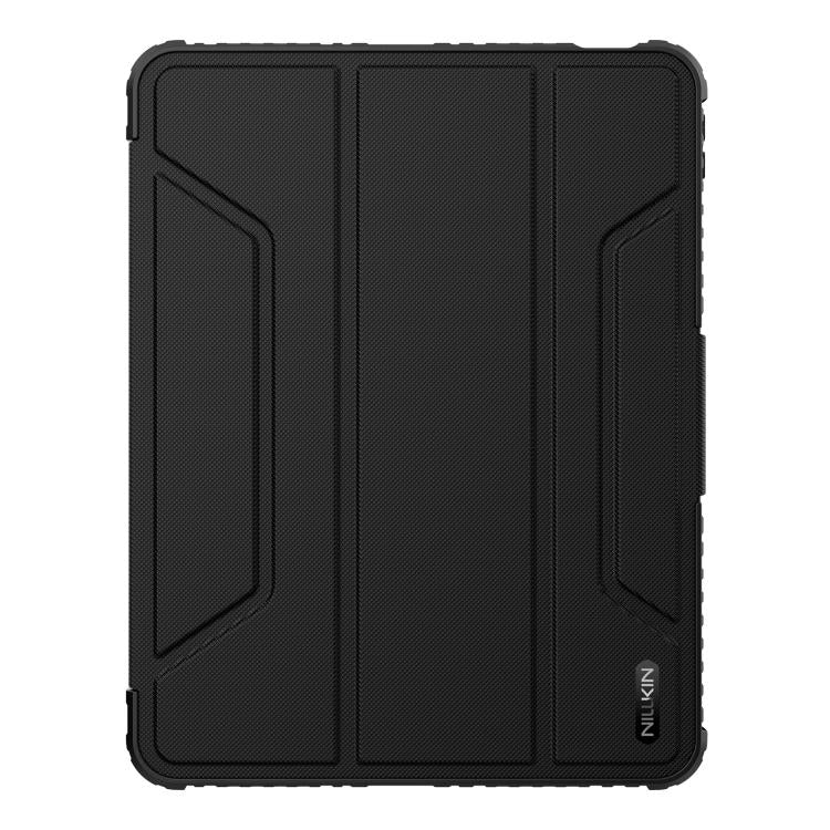 For iPad Air 11 2024 / 2025 NILLKIN Bumper Pro Folding Style Tablet Leather Case(Black)