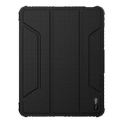 For iPad Air 11 2024 / 2025 NILLKIN Bumper Pro Folding Style Tablet Leather Case(Black)