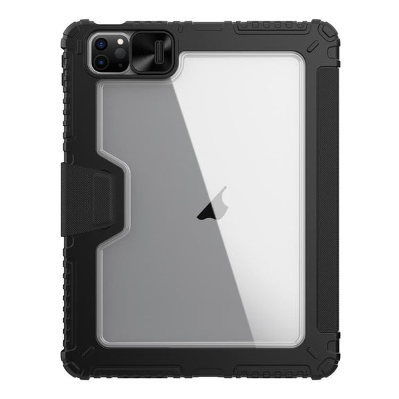 For iPad Air 11 2024 / 2025 NILLKIN Bumper Pro Folding Style Tablet Leather Case(Black)