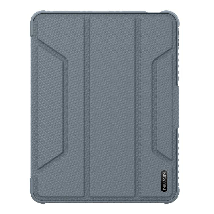 For iPad Air 11 2024 / 2025 NILLKIN Bumper Pro Folding Style Tablet Leather Case(Grey)