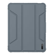 For iPad Air 11 2024 / 2025 NILLKIN Bumper Pro Folding Style Tablet Leather Case(Grey)