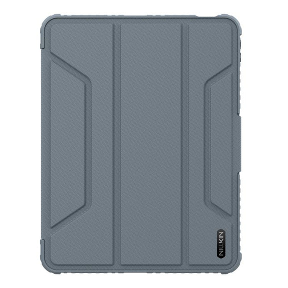 For iPad Air 11 2024 / 2025 NILLKIN Bumper Pro Folding Style Tablet Leather Case(Grey)