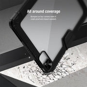 For iPad Air 13 2024 / 2025 NILLKIN Bumper Pro Folding Style Tablet Leather Case(Black)