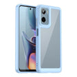 For Motorola Moto G05 Colorful Series Acrylic Hybrid TPU Phone Case(Blue) - free shipping - PMC TechLife - Order now!